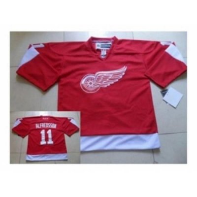 NHL Jerseys Detroit Red Wings #11 Alfredsson Red Jerseys