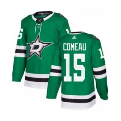 Youth Adidas Dallas Stars 15 Blake Comeau Premier Green Home NHL Jersey