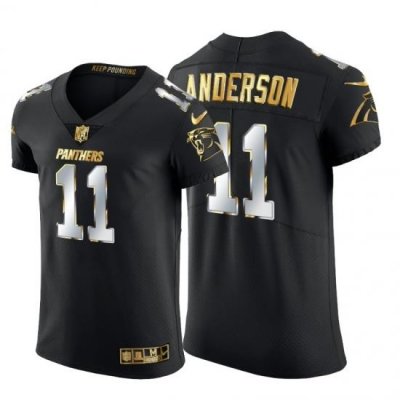 Carolina Panthers 11 Robby Anderson Men Nike Black Edition Vapor Untouchable Elite NFL Jersey