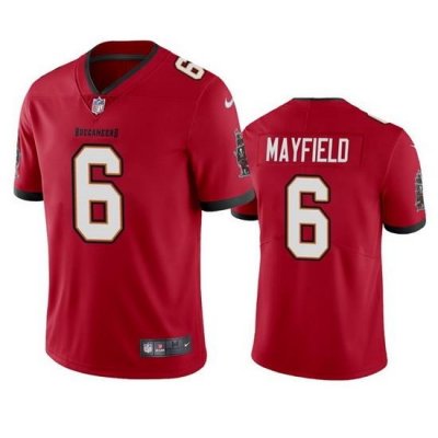 Men's Tampa Bay Buccaneers #6 Baker Mayfield Red Vapor Untouchable Limited Stitched Jersey