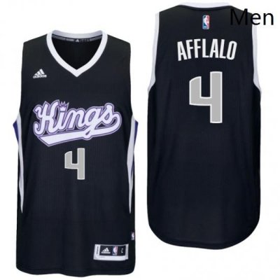 Sacramento Kings 4 Arron Afflalo Alternate Black New Swingman Jersey