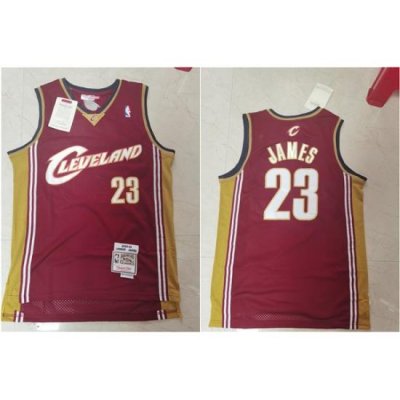 Cavaliers 23 Lebron James Red 2003 04 Hardwood Classics Jersey