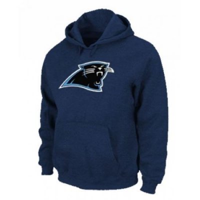 NFL Mens Nike Carolina Panthers Logo Pullover Hoodie Blue