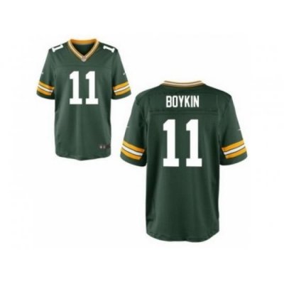 Nike Green Bay Packers 11 Jarrett Boykin Green Elite NFL Jersey