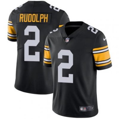 Nike Steelers #2 Mason Rudolph Black Alternate Mens Stitched NFL Vapor Untouchable Limited Jersey