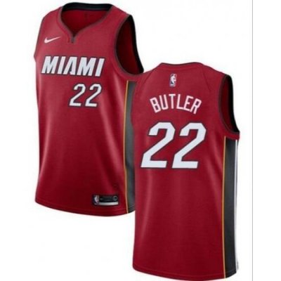 Men Miami Heat Jimmy Butler Red Swingman Jersey