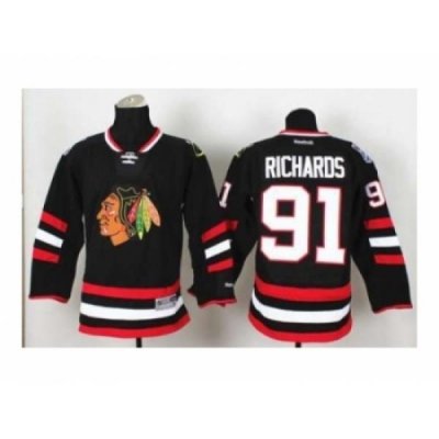 NHL Jerseys Chicago Blackhawks #91 Richards black