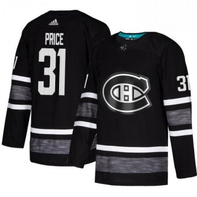 Mens Adidas Montreal Canadiens 31 Carey Price Black 2019 All Star Game Parley Authentic Stitched NHL Jersey