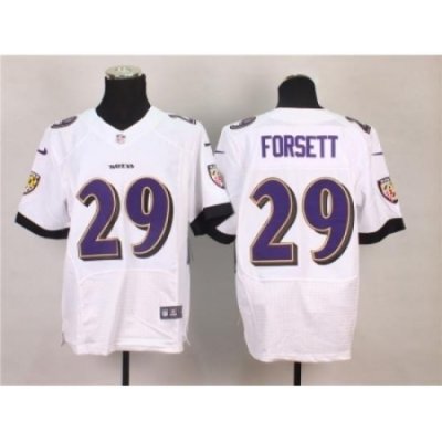 Nike Baltimore Ravens 29 forsett White Elite NFL Jersey