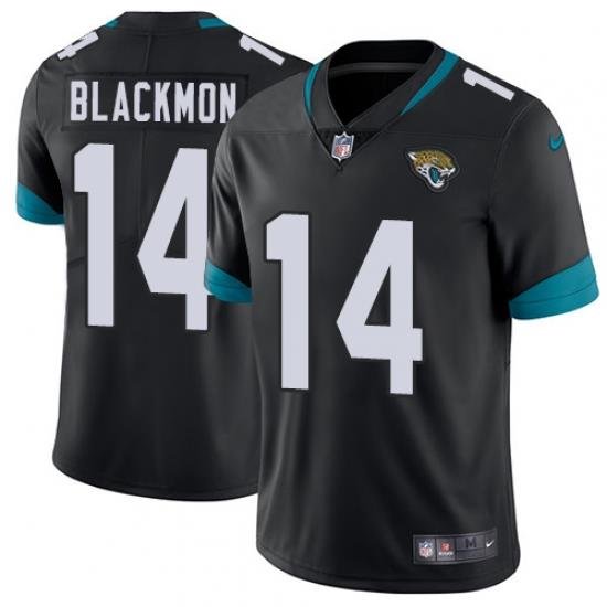 Nike Jaguars #14 Justin Blackmon Black Team Color Men Stitched NFL Vapor Untouchable Limited Jersey