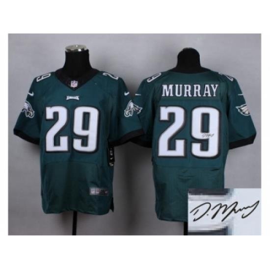 Nike Philadelphia Eagles 29 DeMarco Murray green Elite Signature NFL Jersey