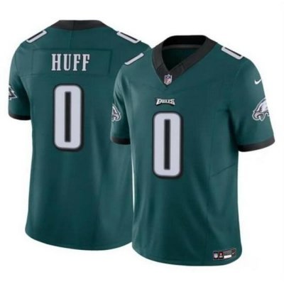 Men Philadelphia Eagles 0 Bryce Huff Green 2024 F U S E Vapor Untouchable Limited Stitched Football Jersey