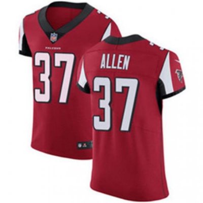 Nike Falcons #37 Ricardo Allen Red Team Color Mens Stitched NFL Vapor Untouchable Elite Jersey