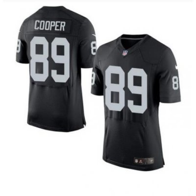 Nike Oakland Raiders #89 Amari Cooper Black Team Color Men 27s Stitched NFL New Elite Jersey