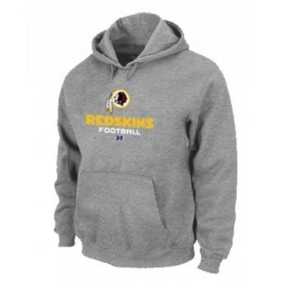 NFL Mens Nike Washington Redskins Critical Victory Pullover Hoodie Grey