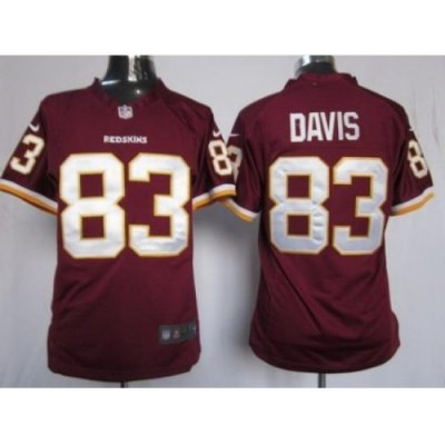 Nike Washington Redskins 83 Fred Davis Red Elite NFL Jersey