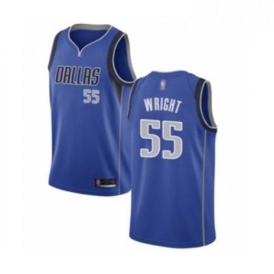 Youth Dallas Mavericks 55 Delon Wright Swingman Royal Blue Basketball Jersey Icon Edition