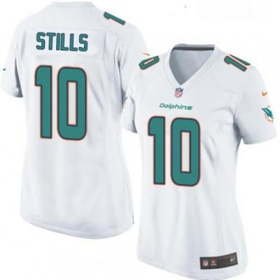 Womens Nike Miami Dolphins 10 Kenny Stills Game White NFL Jersey