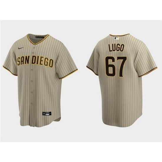 Men San Diego Padres 67 Seth Lugo Tan Cool Base Stitched Jersey