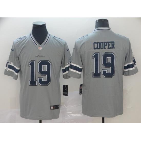 Nike Cowboys 19 Amari Cooper Gray Inverted Legend Limited Jersey