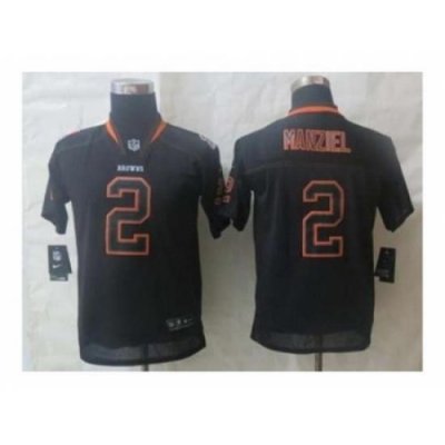 Nike Youth jerseys cleveland browns #2 manziel black[Elite lights out]