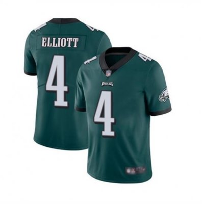 Men Philadelphia Eagles 4 Jake Elliott Green Vapor Untouchable Limited Stitched