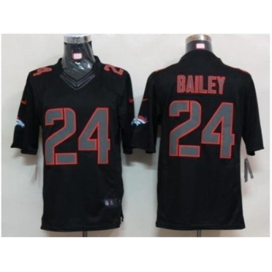 Nike Denver Broncos 24 Champ Bailey black Limited NFL Jersey