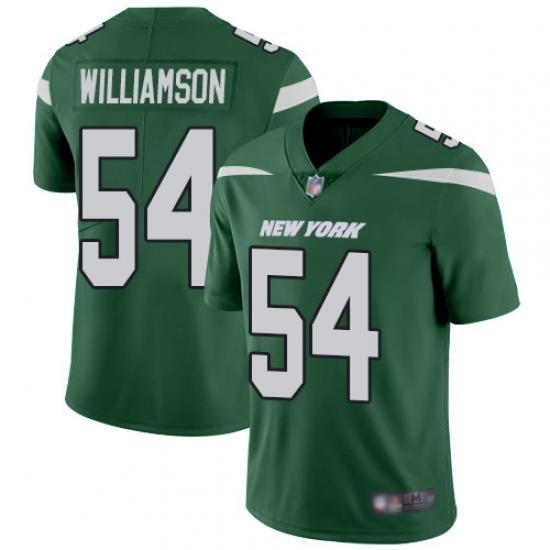 Jets 54 Avery Williamson Green Team Color Mens Stitched Football Vapor Untouchable Limited Jersey