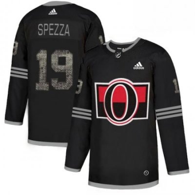 Men's Adidas Ottawa Senators #19 Jason Spezza Black 1 Authentic Classic Stitched NHL Jersey