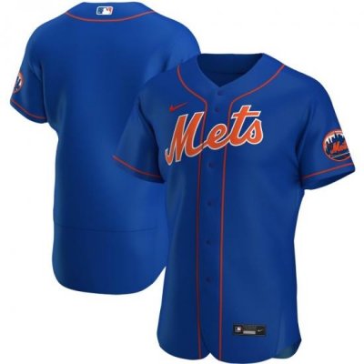 Men NeW York Mets Men Nike Royal Alternate 2020 Flex Base Official Team Name MLB Jersey