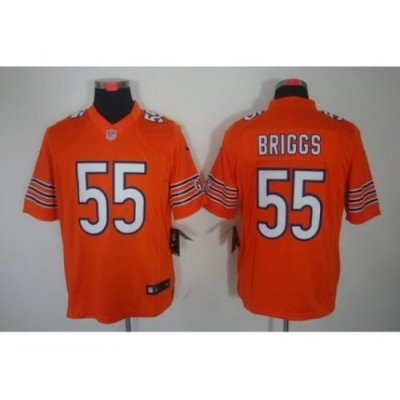 Nike Chicago Bears 55 Lance Briggs Orange Limited NFL Jersey