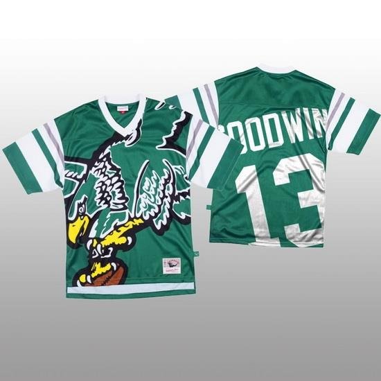 NFL Philadelphia Eagles 13 Marquise Goodwin Green Men Mitchell  26 Nell Big Face Fashion Limited NFL Jersey