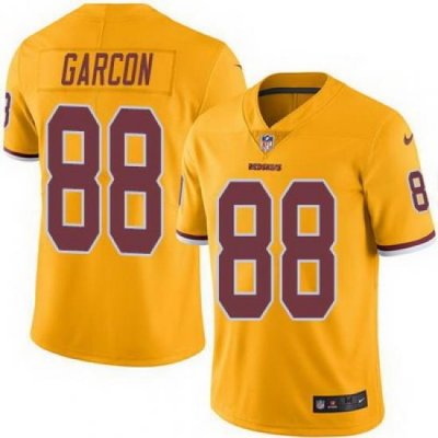 Nike Redskins #88 Pierre Garcon Gold Mens Stitched NFL Limited Rush Jersey