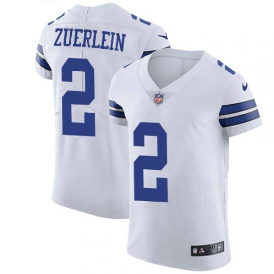 Nike Dallas Cowboys 2 Greg Zuerlein White Men Stitched NFL New Elite Jersey