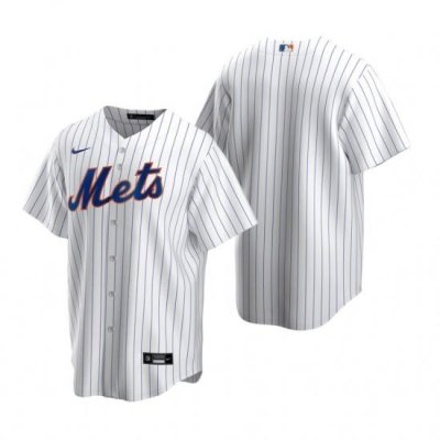 Mens Nike NeW York Mets Blank White 2020 Home Stitched Baseball Jersey