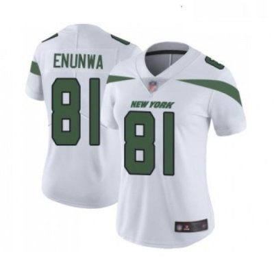 Womens New York Jets 81 Quincy Enunwa White Vapor Untouchable Limited Player Football Jersey