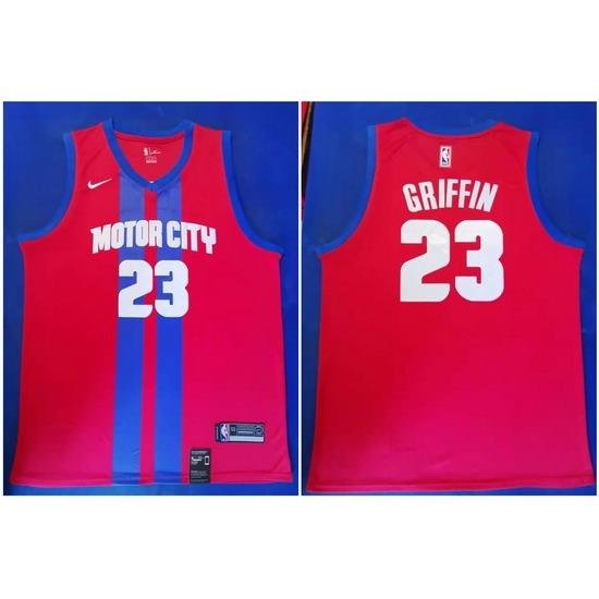 Pistons 23 Blake Griffin Red 2019 20 City Edition Nike Swingman Jersey