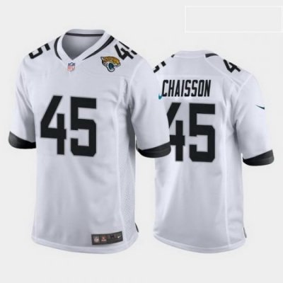 men k'lavon chaisson jacksonville jaguars white game jersey