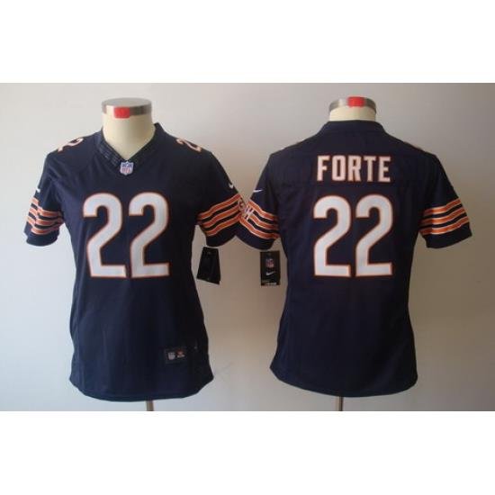 Women Nike Chicago Bears 22 Forte Blue[Women's NIKE LIMITED Jersey]