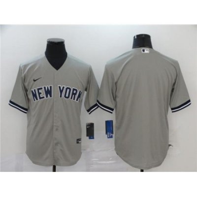 Yankees Blank Gray 2020 Nike Cool Base Jersey