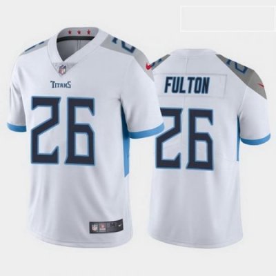 men kristian fulton tennessee titans white vapor limited jersey