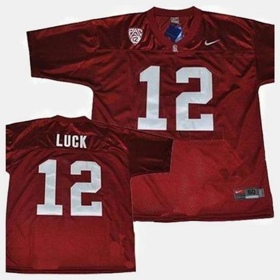 Men Stanford Cardinal Andrew Luck College Football Red Jersey