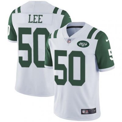 Nike Jets #50 Darron Lee White Mens Stitched NFL Vapor Untouchable Limited Jersey