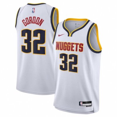 Men Denver Nuggets 32 Aaron Gordon White 2024 Association Edition Stitched Basketball Jersey