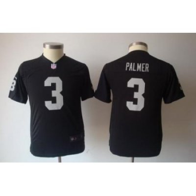 Youth Nike Oakland Raiders 3# Carson Palmer Black Jerseys