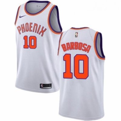 Mens Nike Phoenix Suns 10 Leandro Barbosa Authentic NBA Jersey Association Edition