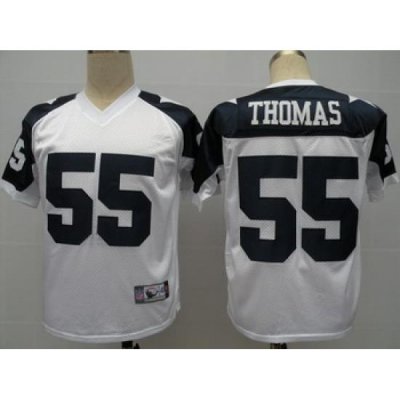 Dallas Cowboys 55 Thomas White Jerseys Thanksgiving Throwback