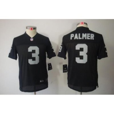 Youth Nike NFL Oakland Raiders #3 Carson Palmer Black Color[Youth Limited Jerseys]