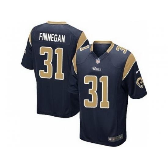 Nike St. Louis Rams 31 Cortland Finnegan Blue Game NFL Jersey