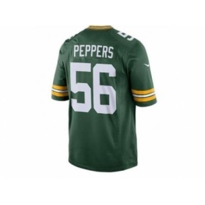 Nike Green Bay Packers 56 Julius Peppers Green game NFL Jersey